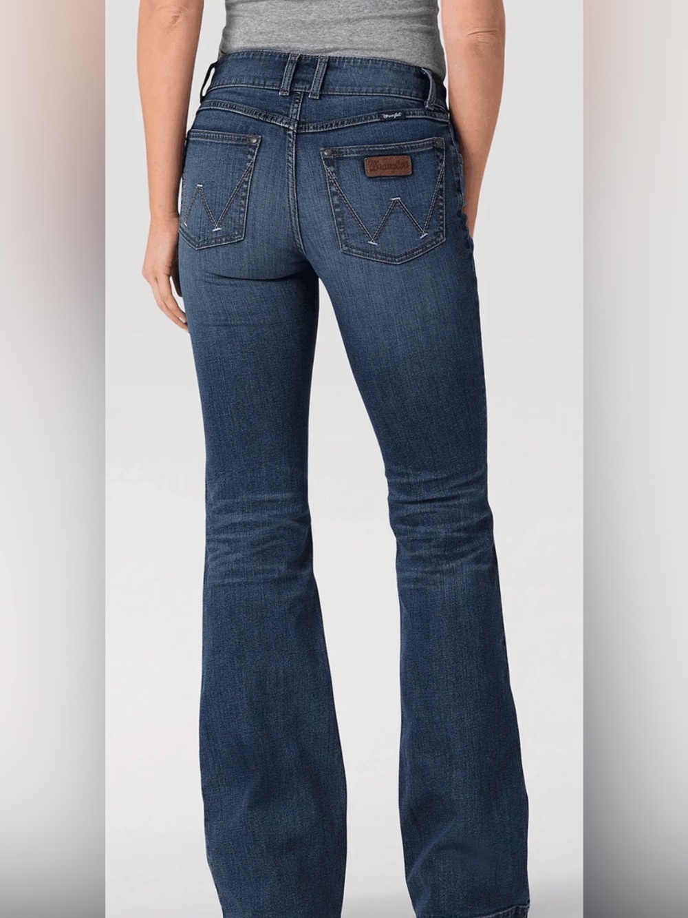 Wrangler Retro Mae Mid-rise Wide Leg Flare Jeans Rodeo Women’s Size 30x34
